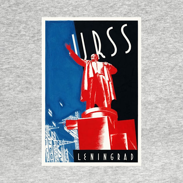 URSS Leningrad USSR Vintage Poster 1932 by vintagetreasure